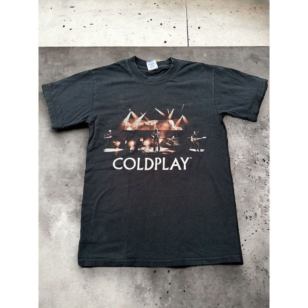 COPY - Coldplay 2006 Twisted Logic Tour Black Band T-Shirt sz Small